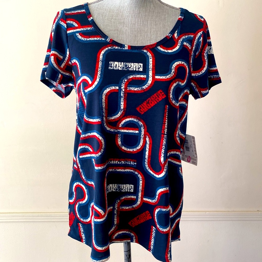 LuLaRoe “CLASSIC T” ROUND NECK SHORT SLEEVE TOP SIZE SMALL ❤️NWT💙 - Picture 2 of 11